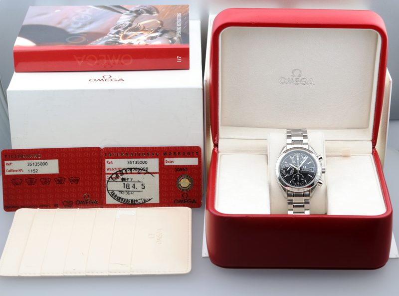 2006 Omega ref. 35135000 Speedmaster Data Automatico 39mm Scatola+Libretto+Garanzia+Revisione Omega - immagine 16