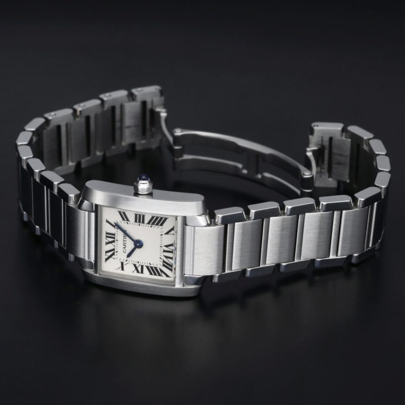 2018 Cartier ref. W51008Q3 / 3217 Ladies Quartz Tank Française 20 x 25 mm. Full-set - Image 15