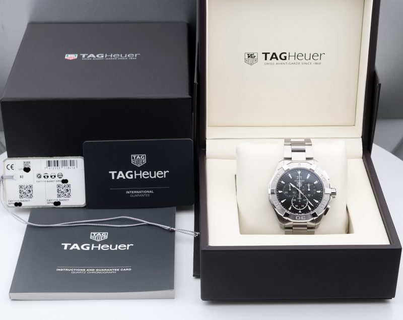 2018 TAG Heuer ref. CAY1110.BA0927 Aquaracer 300M Quartz Chronograph 43 mm. Full set - Image 17