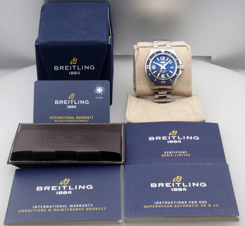 2022 Breitling ref. A173661A1C1A1  SuperOcean Automatic 42 Japan Limited Edition, Full set - Image 17