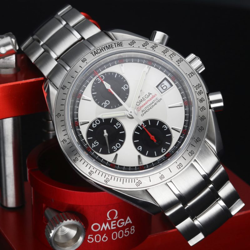 2012 ca. Omega 32113100 Speedmaster Data Automatico 40mm. Scatola+Garanzia+Revisione Omega - immagine 4