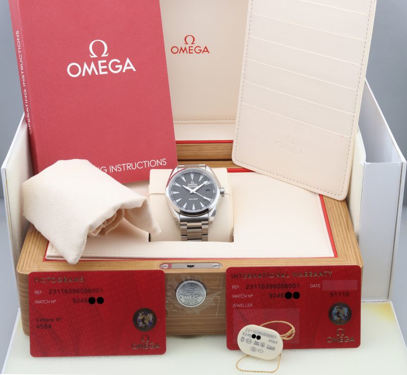 2016 ca. Omega ref. 23110396006001 Seamaster Aqua Terra Quarzo 38.5mm Full-set - immagine 17