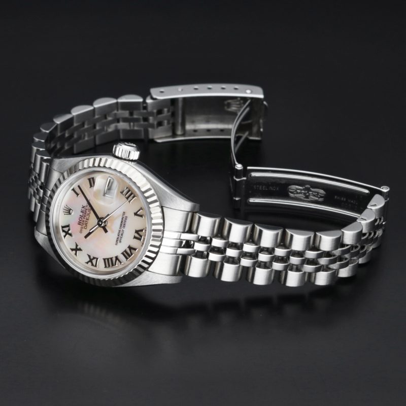 1999 Rolex Lady Datejust ref. 69174 Automatic 26 mm M-O-P Roman Dial with Box, Papers, Booklet, Hang-tag - Image 15