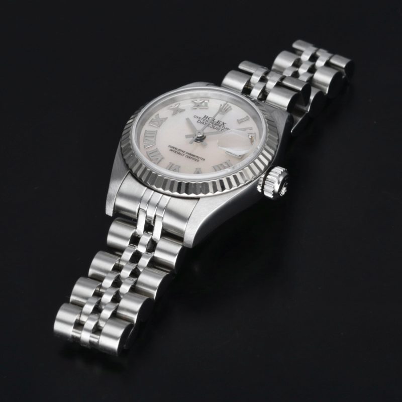 1999 Rolex Lady Datejust ref. 69174 Automatic 26 mm M-O-P Roman Dial with Box, Papers, Booklet, Hang-tag - Image 13