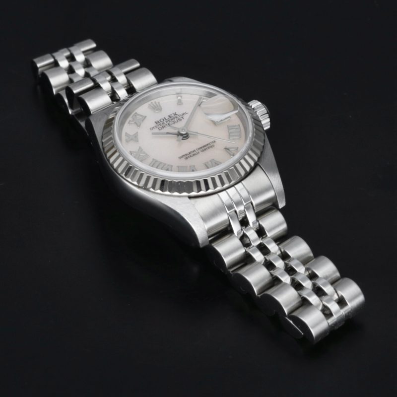 1999 Rolex Lady Datejust ref. 69174 Automatic 26 mm M-O-P Roman Dial with Box, Papers, Booklet, Hang-tag - Image 12