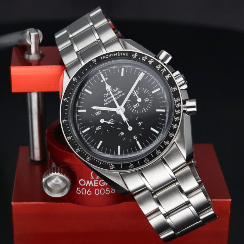 2002 Omega 35745100 Speedmaster Apollo XVII Limited, Box, Papers, Booklet, Hang Tag, Omega Serviced - Image 5