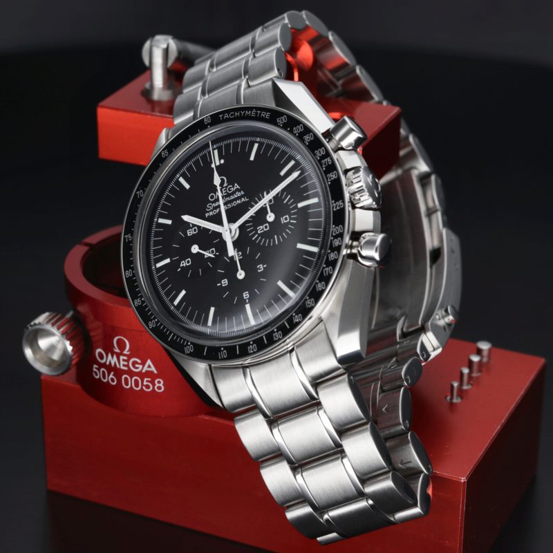 2002 Omega 35745100 Speedmaster Apollo XVII Limited, Box, Papers, Booklet, Hang Tag, Omega Serviced - Image 6