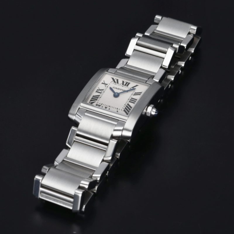 2004 Cartier ref. W51008Q3 / 2384 Ladies Quartz Tank Française 20 x 25 mm. Full-set - Image 13