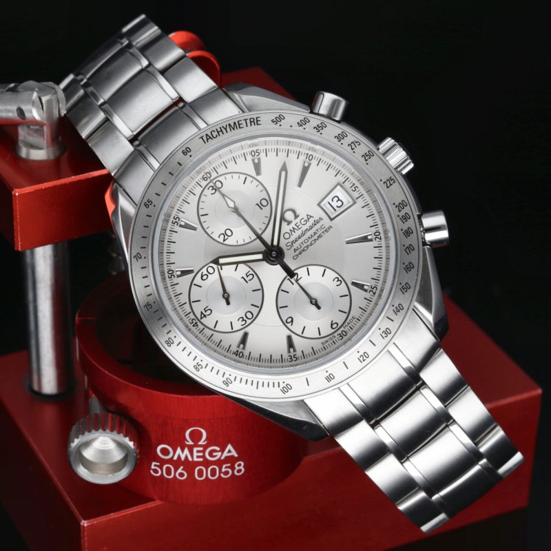 ca. 2008 Unpolished Omega ref. 32113000 Speedmaster Date Automatic 40 mm. Full-set (Copia) - Image 5