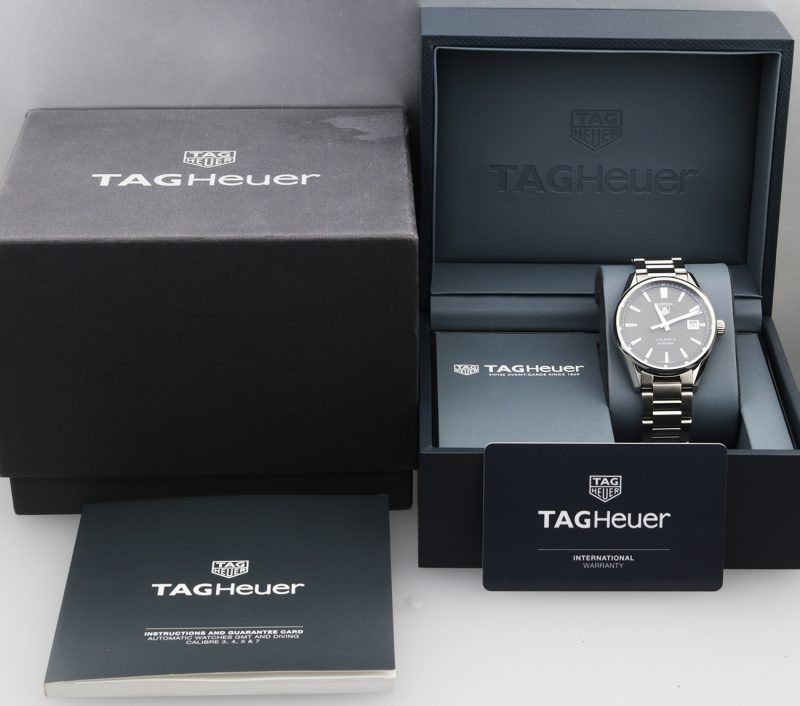 2019 TAG Heuer WAR211C.BA0782 Carrera Calibre 5 Automatic 39 mm, Box, Papers, Booklet - Image 16