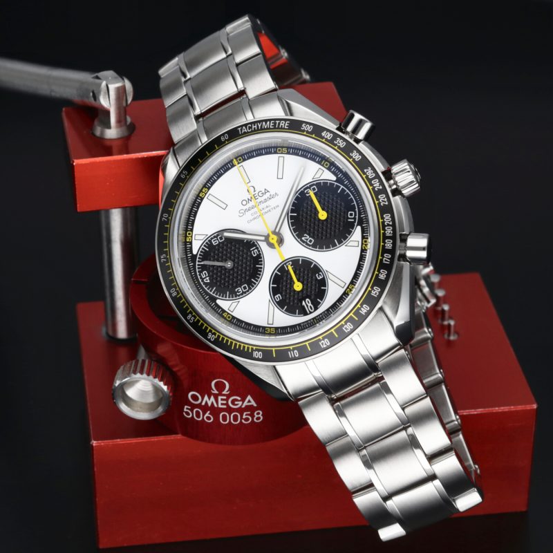 2019 Omega 32630405004001 Speedmaster Racing Co-Axial Chronograph 40mm Full Set - immagine 5