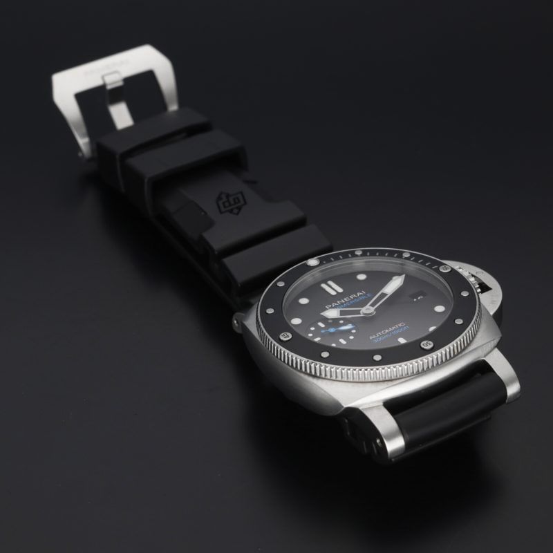 2020 Panerai PAM00683 Submersible Automatico 42mm. Scatola, Garanzia, Libretto, Cinturino da Immersione - immagine 11