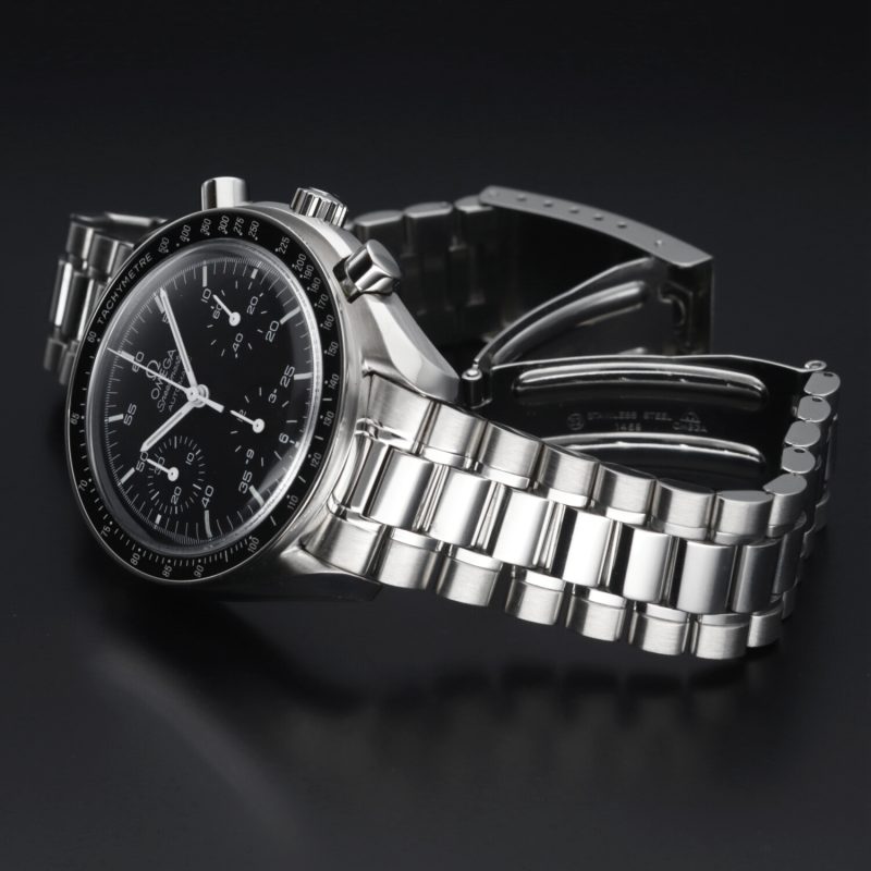 1996 ca. Omega Reduced 35105000 Speedmaster Automatico 39mm Scatola, Garanzia, Libretti, Cartellino, Revisione Omega - immagine 15