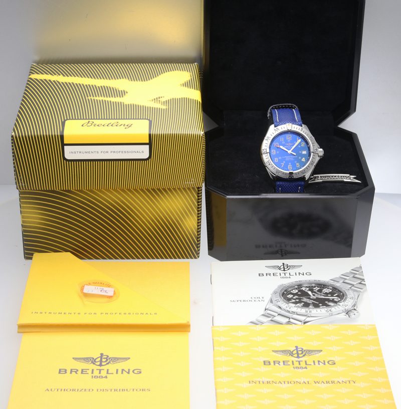 1999 Mai Indossato Breitling ref. A17040 Colt SuperOcean Automatico 42.5mm Full-set - immagine 15