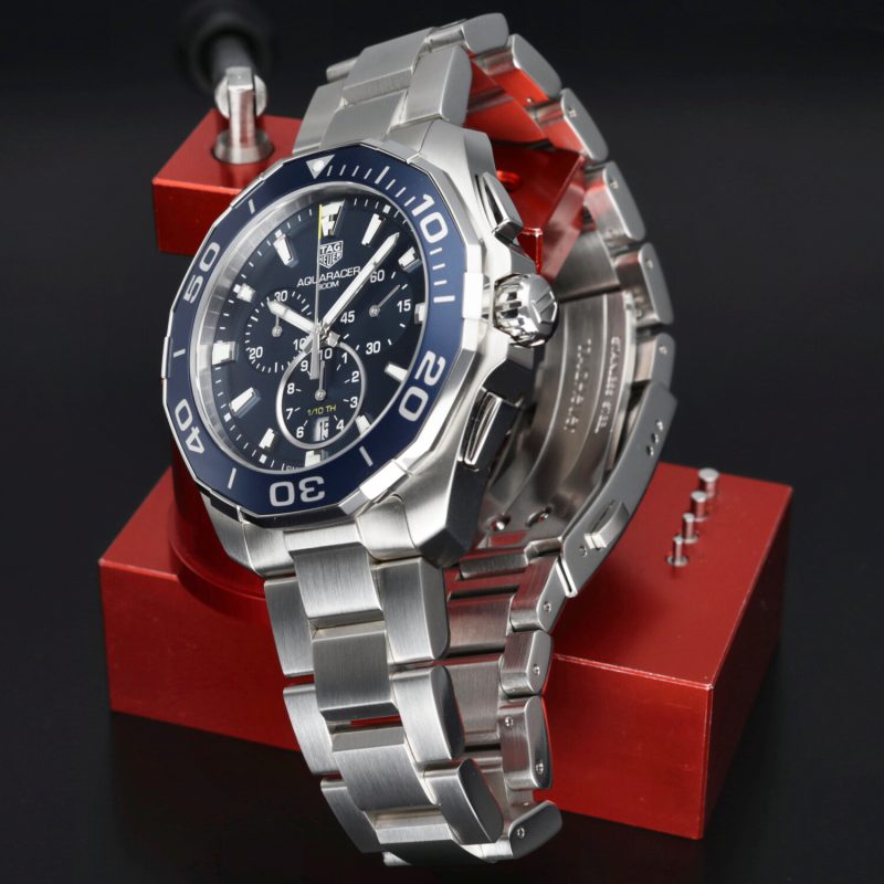 2022 TAG Heuer ref. CAY111B.BA0927 Aquaracer 300M Quarzo 43mm Scatola, Garanzia, Libretto, Cartellino - immagine 6