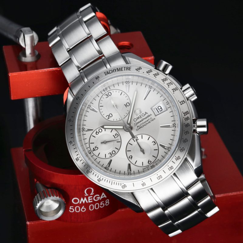 2008 Omega ref. 32113000 Speedmaster Date Automatic 40 mm. Box, Cards, Booklet - Image 5