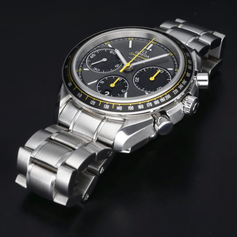 2017 Mai Lucidato Omega 32630405006001 Speedmaster Racing Co-Axial Chronograph 40 mm Scatola e Garanzia - immagine 13