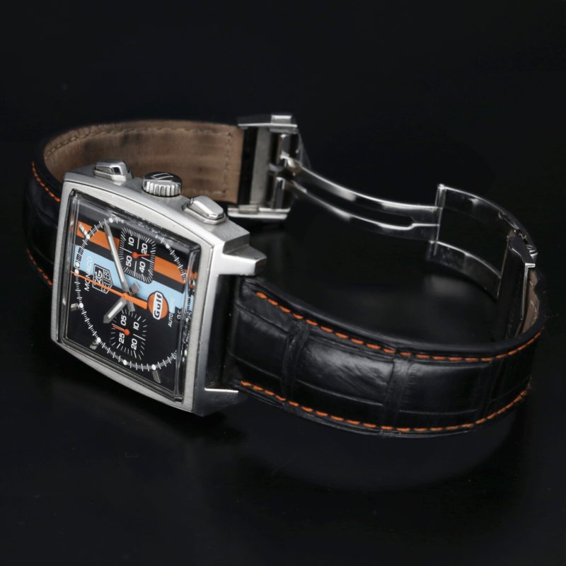 2007 TAG Heuer ref. CW211A.FC6228 Monaco Gulf Black Vintage Limited Edition, Box, Card, Booklets - Image 14