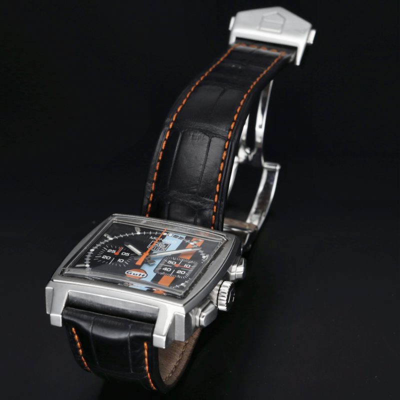 2007 TAG Heuer ref. CW211A.FC6228 Monaco Gulf Black Vintage Limited Edition, Box, Card, Booklets - Image 12