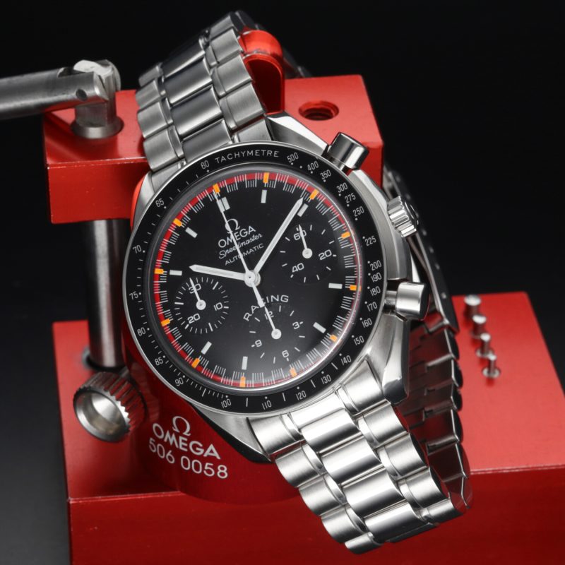 ca. 2001 Omega 35185000 Speedmaster Racing Automatic 39 mm Schumacher Limited Omega Serviced - Image 5