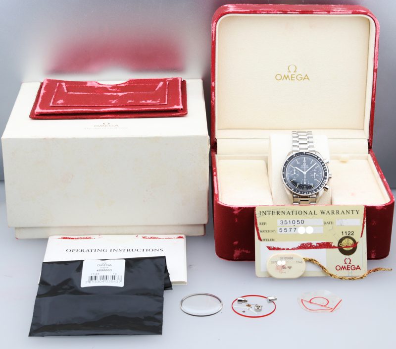 1995 Omega Reduced 35105000 Speedmaster Automatic 39mm Box, Card, Booklet, Hang-tag, Omega Serviced - Image 16