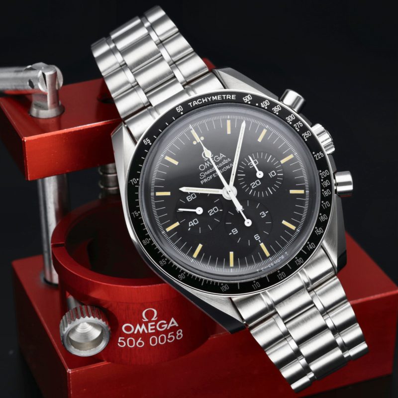 1995 Omega ref. 35905000 Speedmaster Professional Moonwatch Calibre 861, Box+Card+Omega Serviced - Image 5