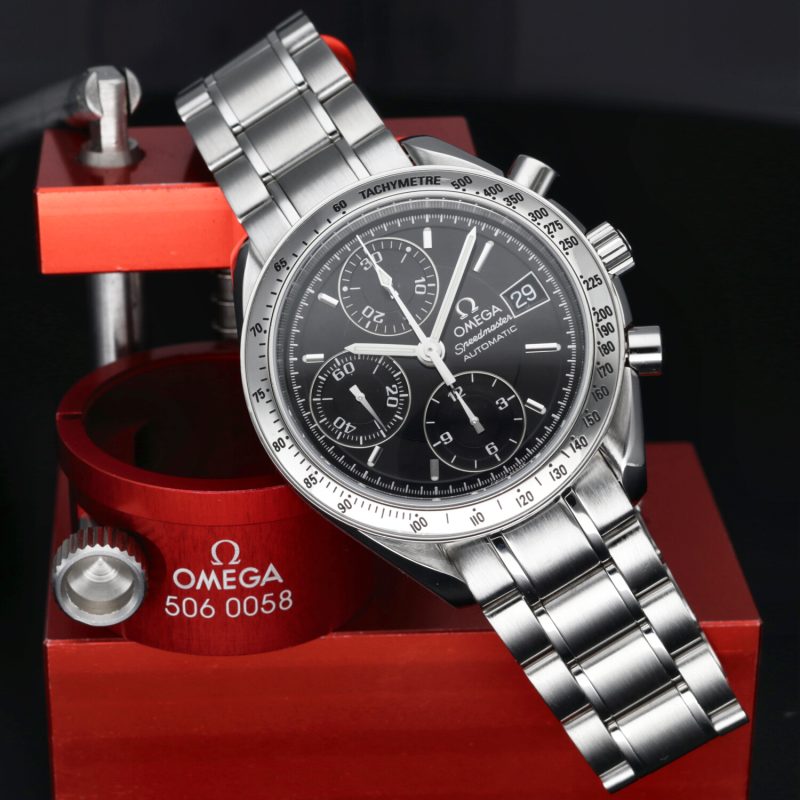 2005 Omega ref. 35135000 Speedmaster Data Automatico 39mm Scatola+Libretto+Garanzia+Revisione Omega - immagine 5