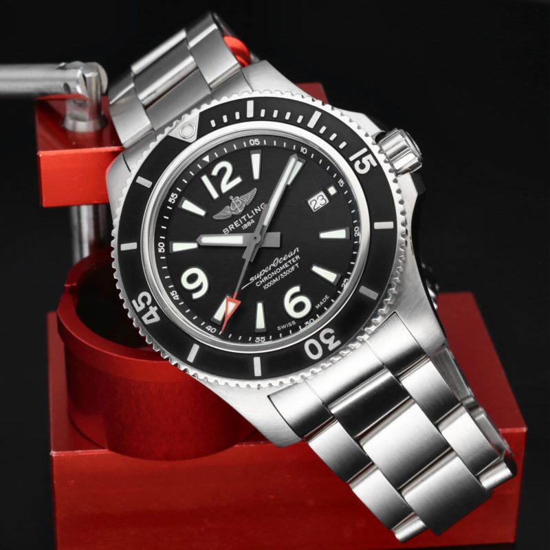 2020 Breitling ref. A17367D71B1A1 SuperOcean Automatic 44 mm Box+Card+Booklets+Hang-Tag - Image 5