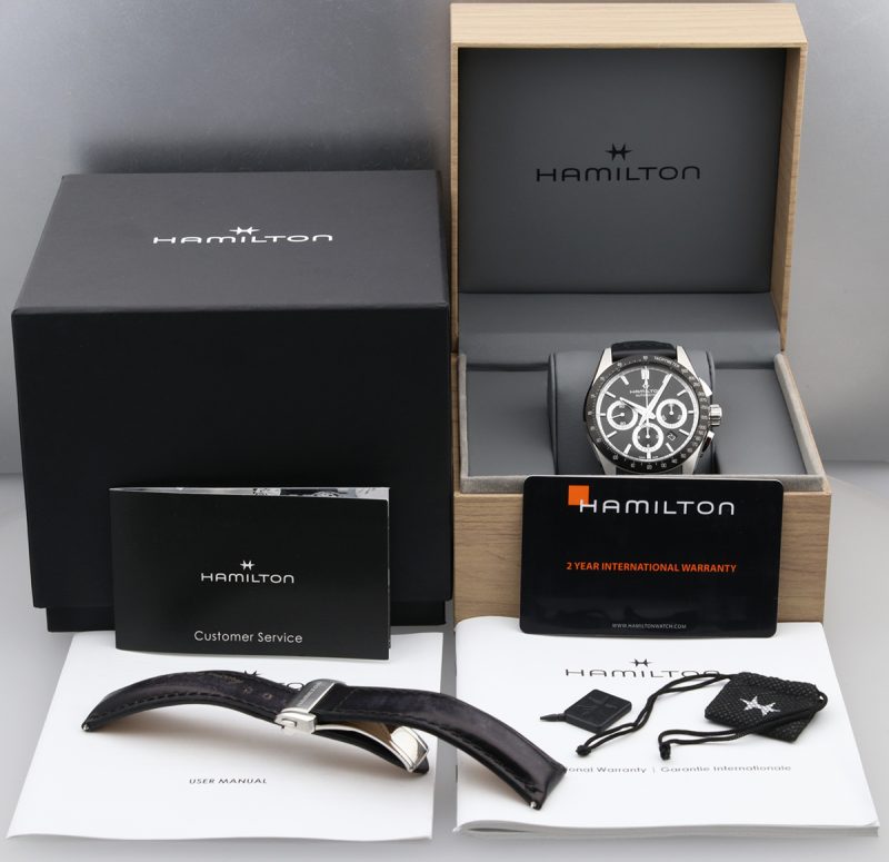 2023 Nuovo, Mai Indossato Hamilton H36606730 Jazzmaster Performer Chrono Full-set - immagine 16