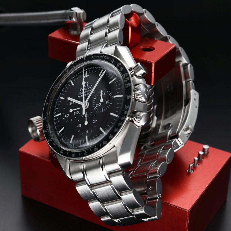 2005 Omega ref. 35705000 Speedmaster Professional "The Moon Watch" Carica Manuale 42 mm Revisionato Omega - immagine 6