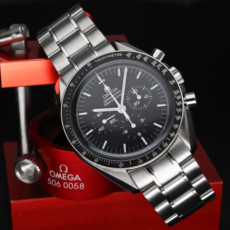 2005 Omega ref. 35705000 Speedmaster Professional "The Moon Watch" Carica Manuale 42 mm Revisionato Omega - immagine 5