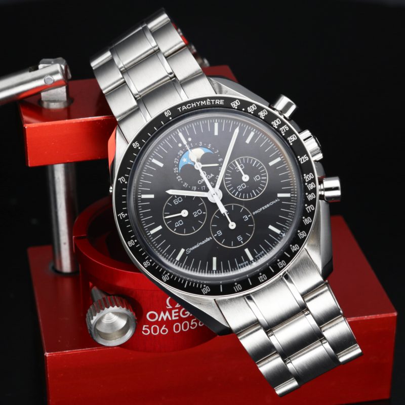 2006 Omega ref. 35765000 Speedmaster Professional The Moon Watch Fasi Luna Scatola+Garanzia+Libretto+Revisione Omega - immagine 5