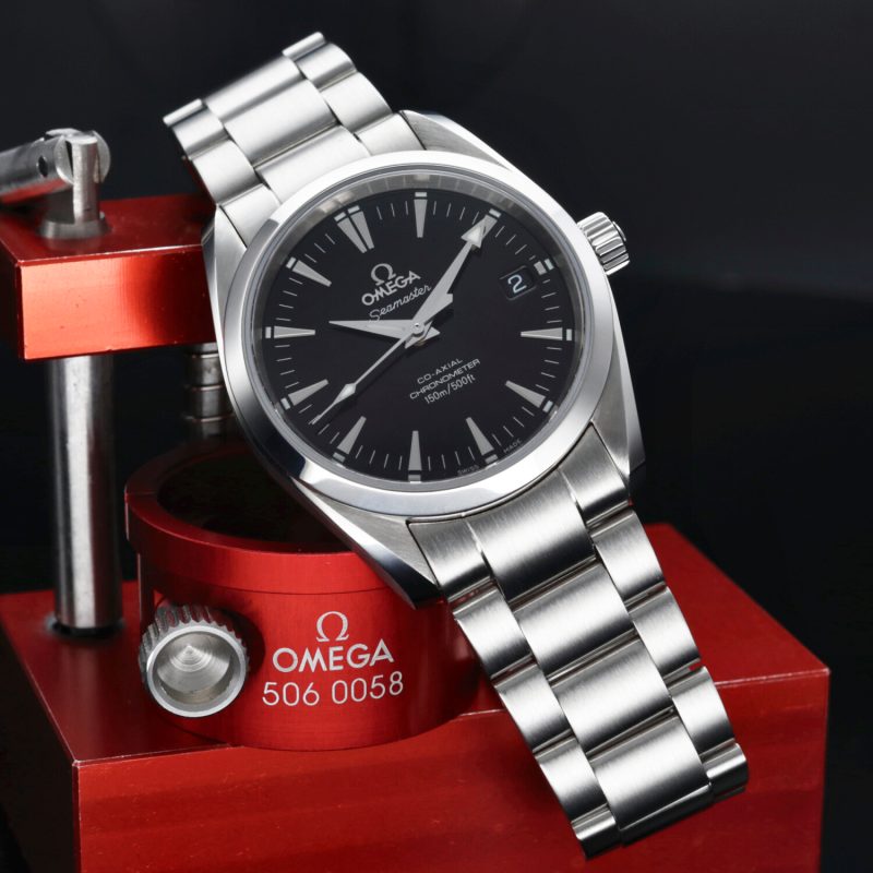 2005 Omega ref. 25045000 Seamaster Aqua Terra Co-Axial Automatico 36 mm Scatola, Garanzia, Revisionato Omega - immagine 5