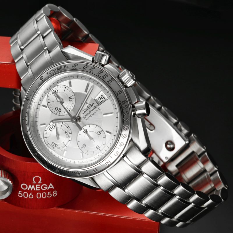 2007 Omega Reduced 35133000 Speedmaster Automatico 39mm Scatola, Garanzia, Libretto, Cartellino, Revisionato Omega - immagine 5