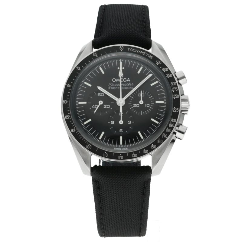 2021 Omega ref. 31032425001001 Speedmaster Professional Moonwatch Co-Axial, Box, Papers, Booklets, Cloth, 50th Anniversary Pin Moonlanding - Image 3