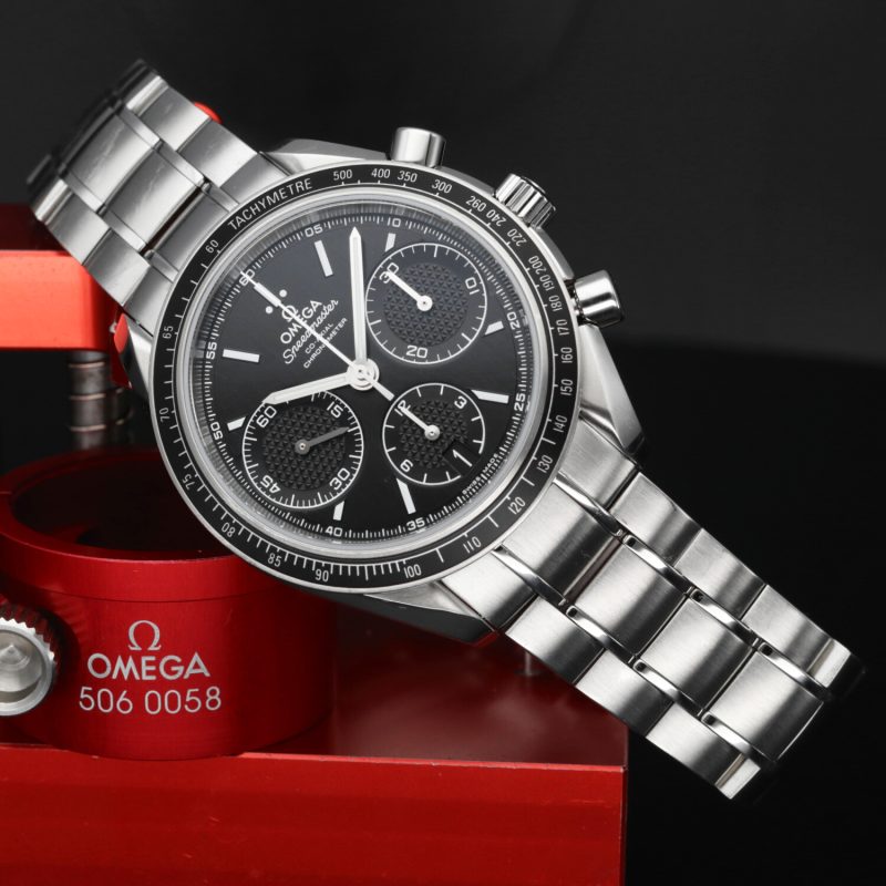 2022 Never Polished Omega 32630405001001 Speedmaster Racing Co-Axial Chronograph 40 mm Box, Cards, Booklet, Hang-Tag - Image 5