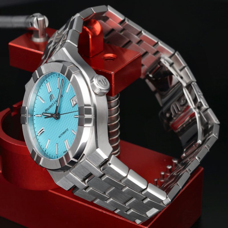 2023 New, Unworn, Maurice Lacroix ref. AI6007-SS00F-431-C AIKON Automatic 42 mm Turquoise Dial Limited Edition - Image 5