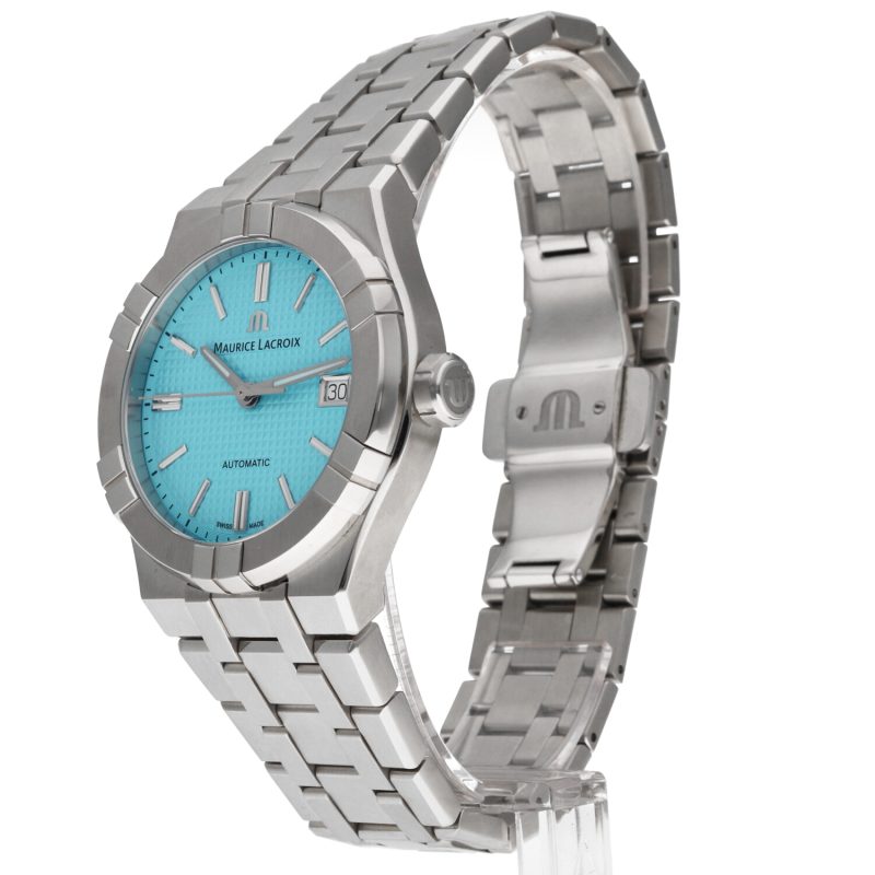 2023 New, Unworn, Maurice Lacroix ref. AI6007-SS00F-431-C AIKON Automatic 42 mm Turquoise Dial Limited Edition - Image 2