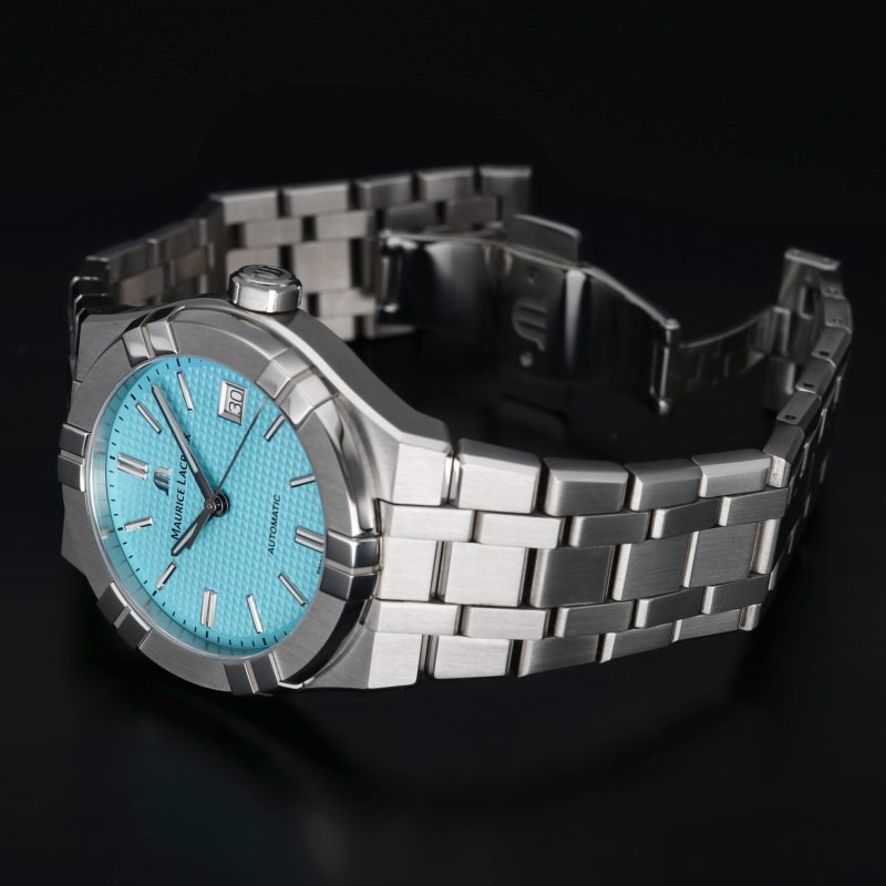 2023 New, Unworn, Maurice Lacroix ref. AI6007-SS00F-431-C AIKON Automatic 42 mm Turquoise Dial Limited Edition - Image 13