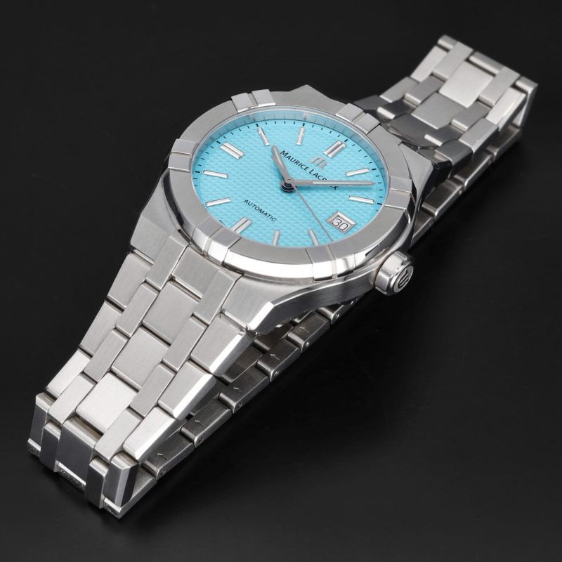 2023 New, Unworn, Maurice Lacroix ref. AI6007-SS00F-431-C AIKON Automatic 42 mm Turquoise Dial Limited Edition - Image 12