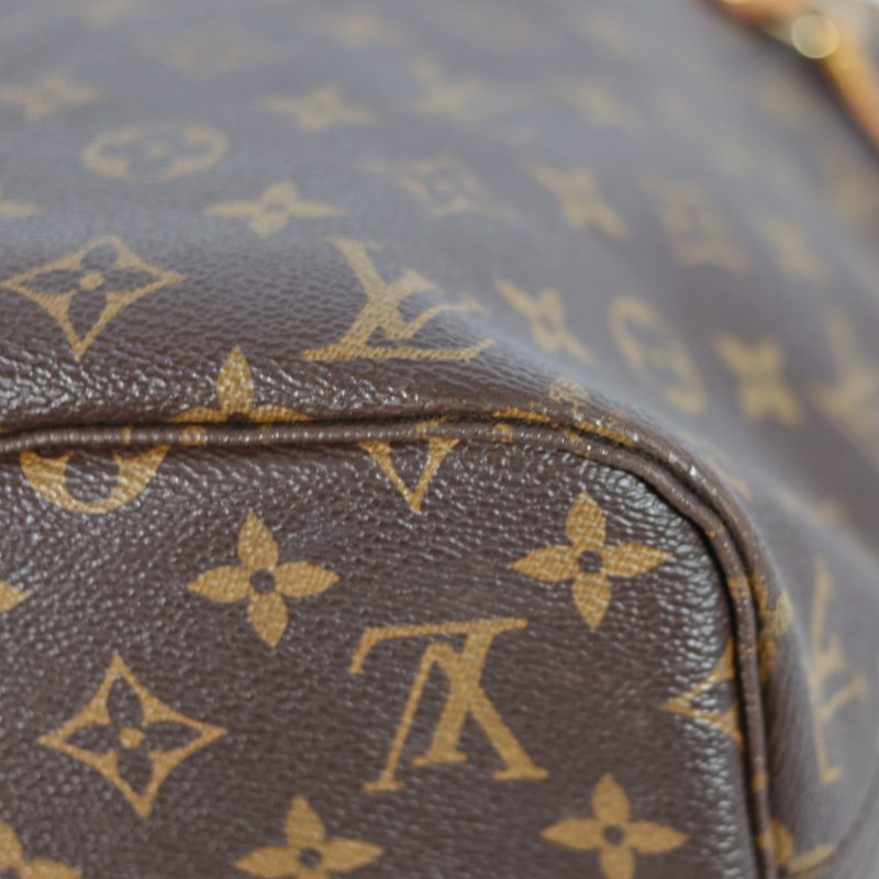 Borsa Louis Vuitton Neverfull MM ref. M40996 Tela Monogram Marrone - immagine 6