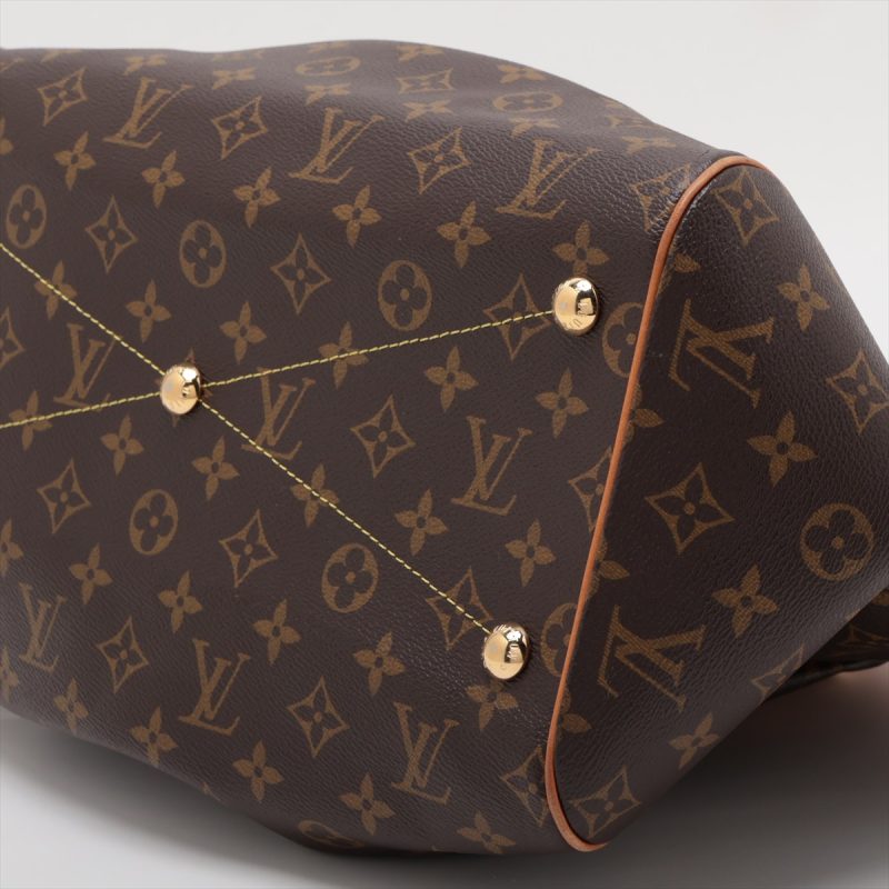 Borsa Louis Vuitton Tivoli GM ref. M40144 Tela Monogram Marrone - immagine 3