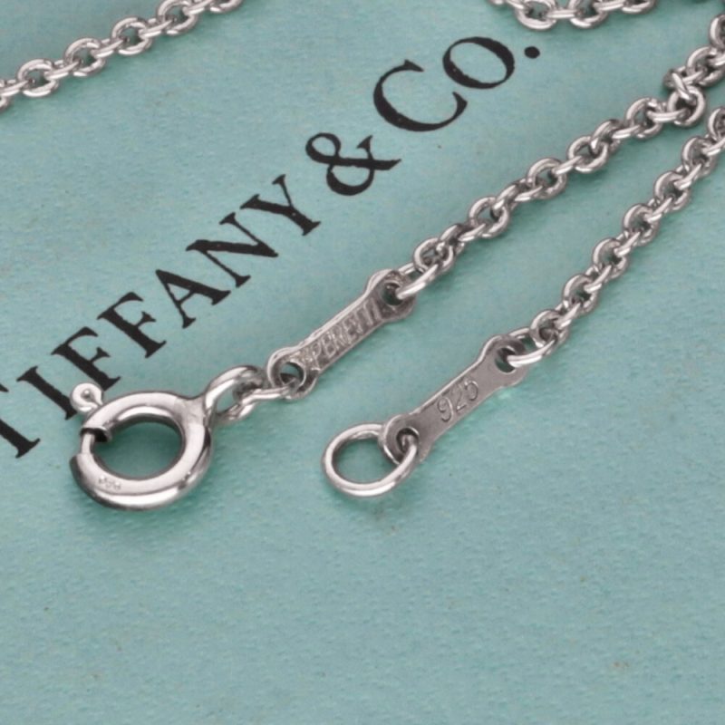 Pre-Loved Collana Argento Tiffany & Co. Open Heart Elsa Peretti - immagine 11