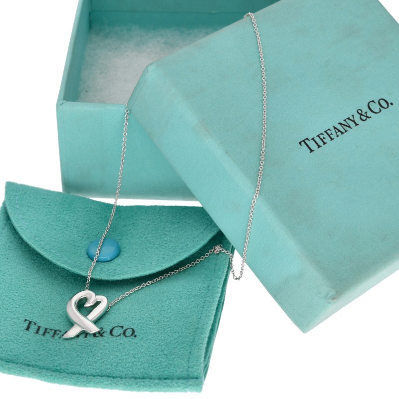 Pre-Loved Tiffany & Co. Loving Heart Paloma Picasso Sterling Silver Necklace with Tiffany Box and Dust Bag - Image 4