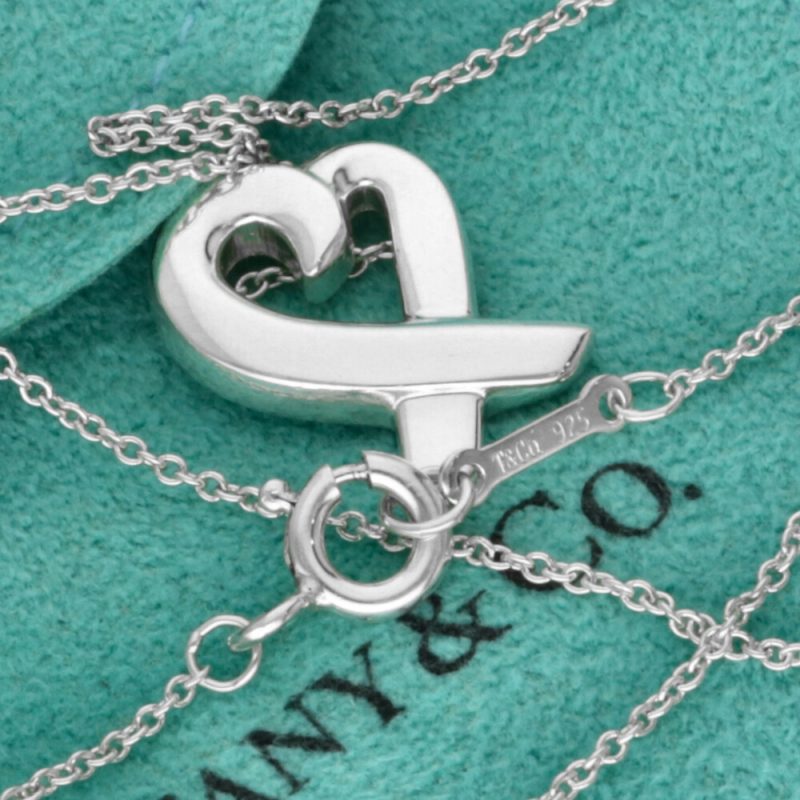 Pre-Loved Tiffany & Co. Loving Heart Paloma Picasso Sterling Silver Necklace with Tiffany Box and Dust Bag - Image 10