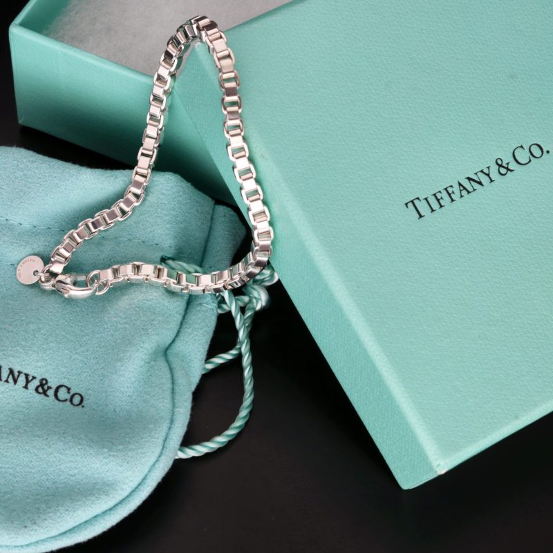 Pre-Loved Tiffany & Co. Venetian Link Bracelet Sterling Silver with Tiffany Box and Dust Bag - Image 6