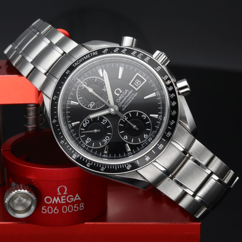 2012 Omega ref. 32105000 Speedmaster Date Automatic Chronometer 40mm Box, Papers, Booklet, Omega Serviced - Image 5