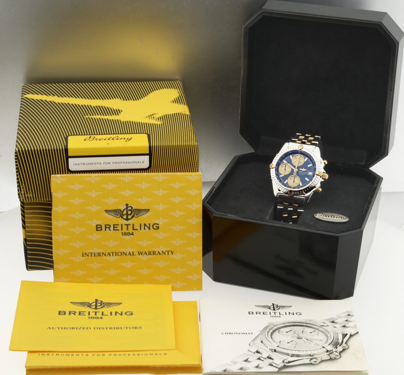 1999 Breitling ref. B13050.1 Chronomat Two-Tone Automatic 39 mm Box, Papers, Booklets - Image 16