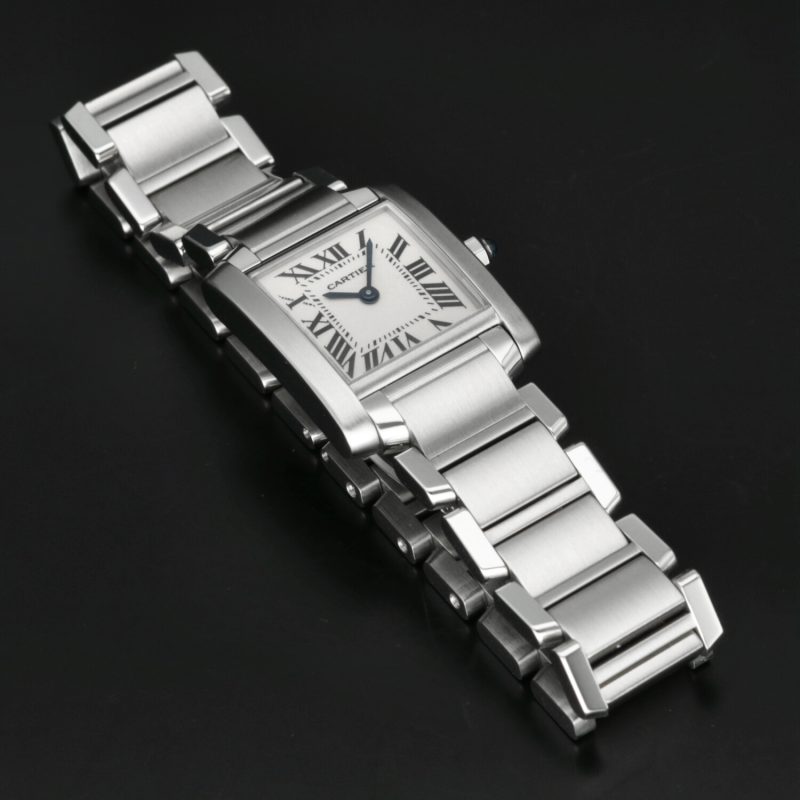 2002 Cartier ref. W51008Q3 / 2384 Ladies Quartz Tank Française 20 x 25 mm Box, Papers, Booklets, Cloth, Cartier Cleaning Kit - Image 12