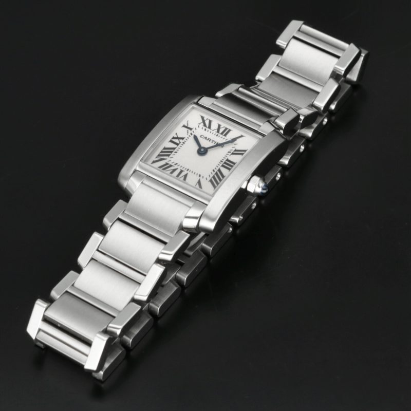 2002 Cartier ref. W51008Q3 / 2384 Ladies Quartz Tank Française 20 x 25 mm Box, Papers, Booklets, Cloth, Cartier Cleaning Kit - Image 13